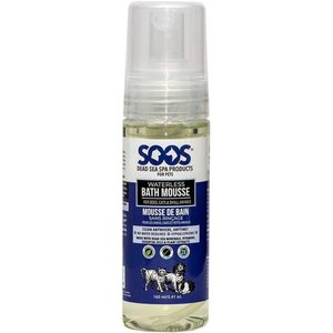 Soos Pets Waterless Pet Bath Mousse, 5.4-fl oz bottle