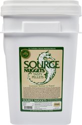 Source Nugget Skin, Coat & Hoof Care Horse Supplement, 25-lb bucket