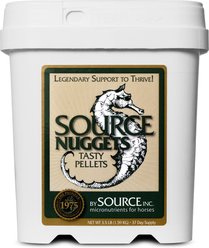 Source Nugget Skin, Coat & Hoof Care Horse Supplement, 3.5-lb bucket