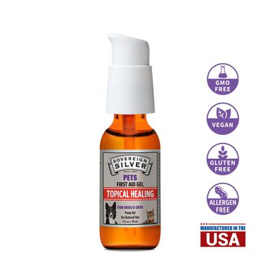 Show full view: Sovereign Silver Pets First Aid Gel for Dogs & Cats, 1-fl oz bottle slide 6 of 7