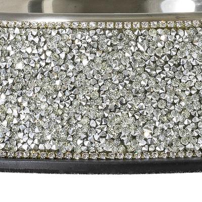Show full view: Sparkles Home Luminous Rhinestone Dog Bowl, Silver, 1.25-cup slide 4 of 4