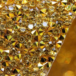 Sparkles Home Rhinestone Dog Bone Placemat, Gold  slide 2 of 2