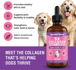 Special Breed Premium Liquid Collagen Joint Supplement for Dogs, 4-fl oz bottle slide 2 of 5