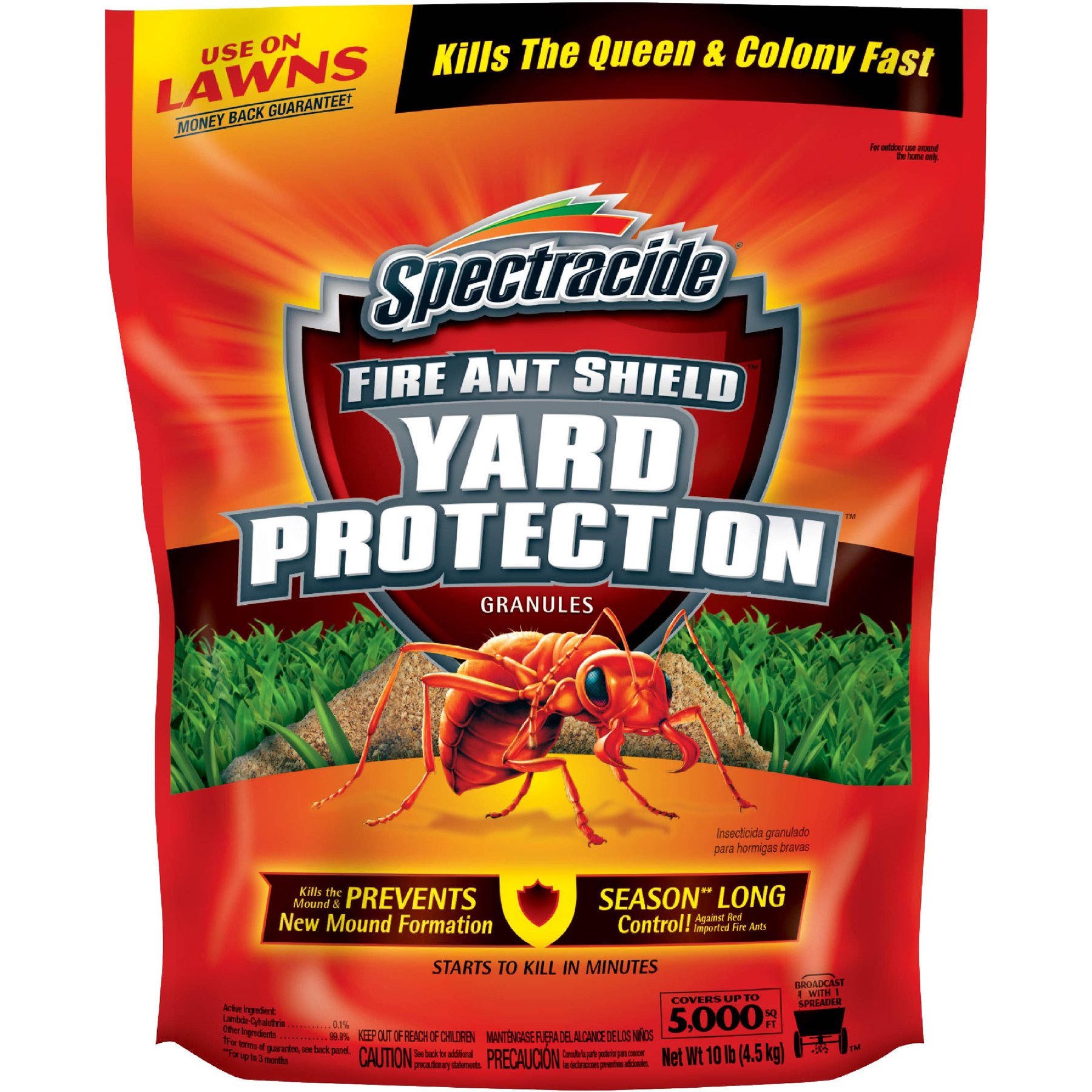 Spectracide Fire Ant Shield Yard Protection Granules, 10-lb bag