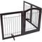 Show in main carousel: Spirich Extra Wide Freestanding Wire Dog Gate, Espresso slide 8 of 9