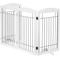 Show in main carousel: Spirich Freestanding Black Wire Dog Gate, White, 4 Panel slide 9 of 10