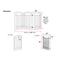 Show in main carousel: Spirich Freestanding Foldable Wire Dog Gate, 3 Panel slide 4 of 9
