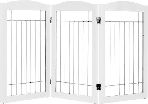 Show full view: Spirich Freestanding Foldable Wire Dog Gate, 3 Panel slide 7 of 9