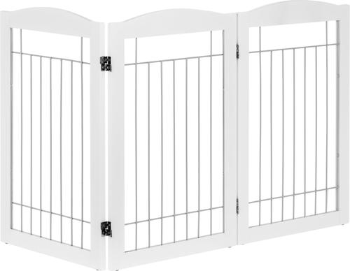 Show full view: Spirich Freestanding Foldable Wire Dog Gate, 3 Panel slide 8 of 9