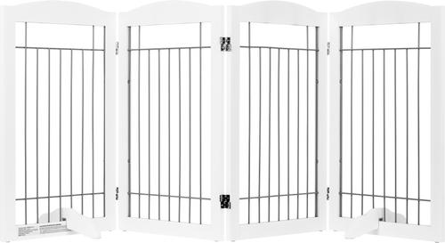 Show full view: Spirich Freestanding Foldable Wire Dog Gate, 4 Panel slide 7 of 9