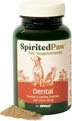 Spirited Paw Dental Powder Supplement for Dogs & Cats, 5.8-oz