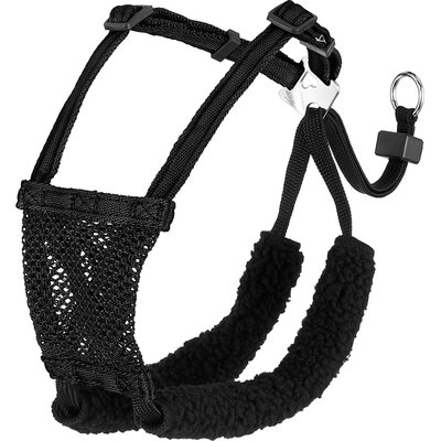 Sporn Sporn Comfort Training Mesh No Pull Dog Harness, Black, Small: 9 to 12-in neck