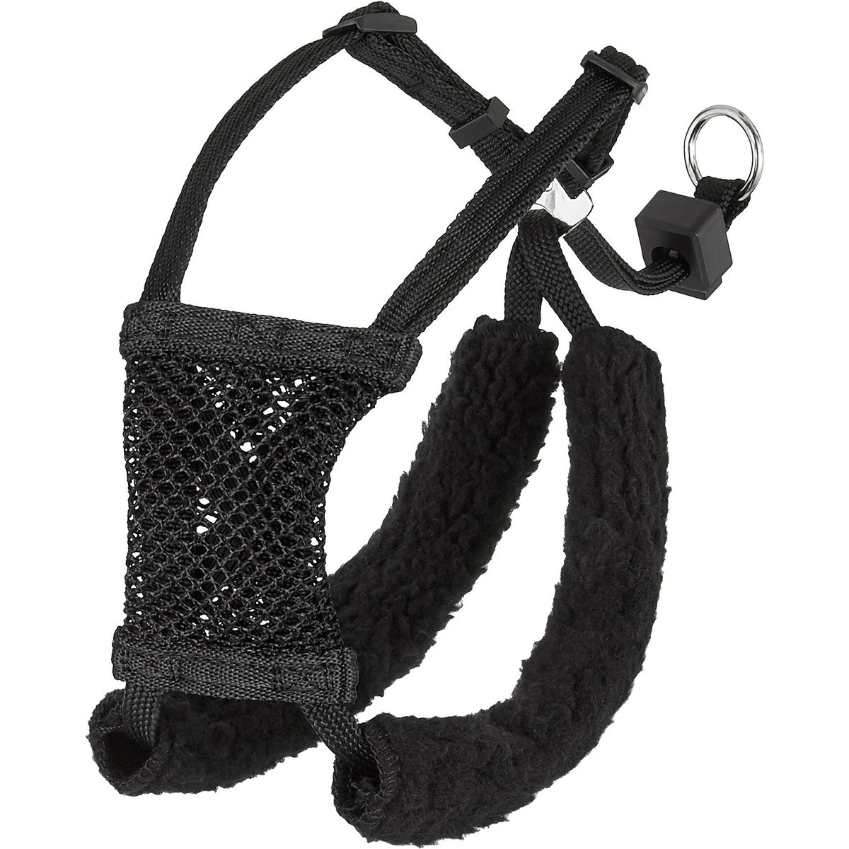 Sporn Comfort Training Mesh No Pull Dog Harness, Black, X-Small: 8 to 10-in neck