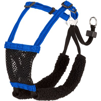 Sporn Sporn Comfort Training Mesh No Pull Dog Harness, Blue, Small: 9 to 12-in neck