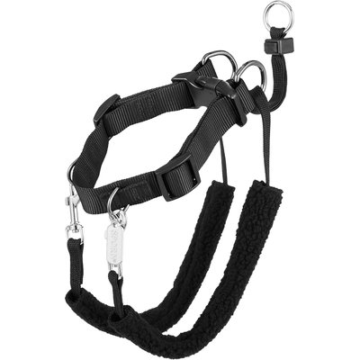 Sporn Sporn Original No Pull Training Halter Dog Harness, Black, Medium: 12 to 17-in neck