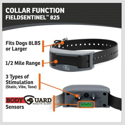 Show full view: SportDOG FieldSentinel 825 Remote Training Dog Shock Collar, Black slide 6 of 9