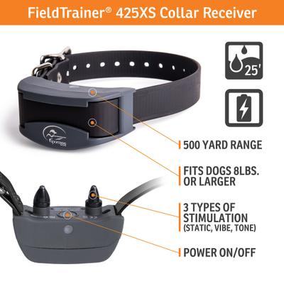 Show full view: SportDOG FieldTrainer 425XS Waterproof Stubborn Dog Shock E-Collar slide 3 of 9