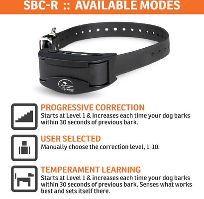Show full view: SportDOG NoBark SBC-R Waterproof Rechargeable Dog Bark Shock Collar slide 3 of 10