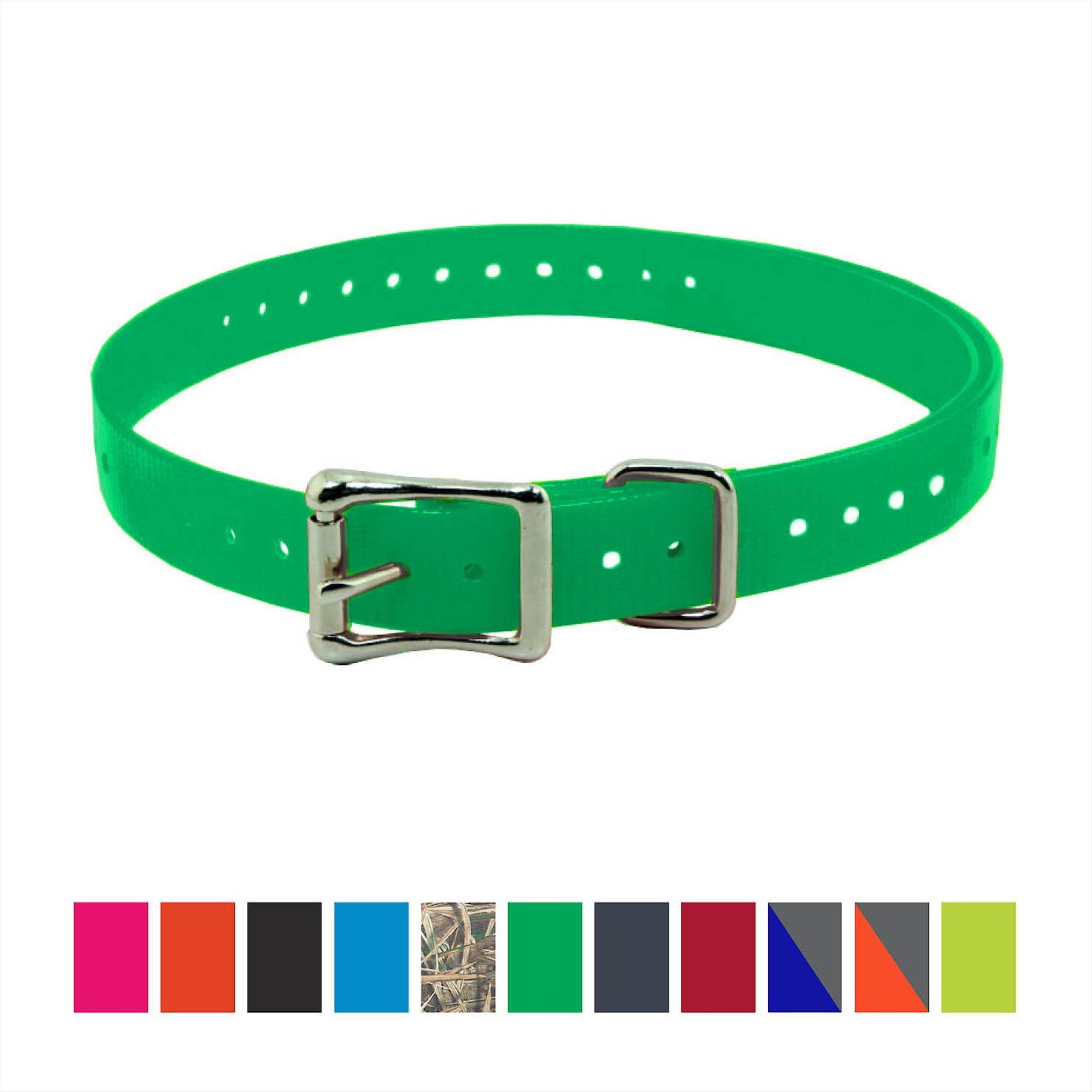 SportDOG Replacement Strap Dog Collar, Green, 3/4-in