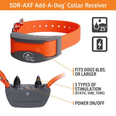 Show full view: SportDOG Sporthunter SD-425 Waterproof Add-A-Dog Shock Collar, Orange slide 2 of 6