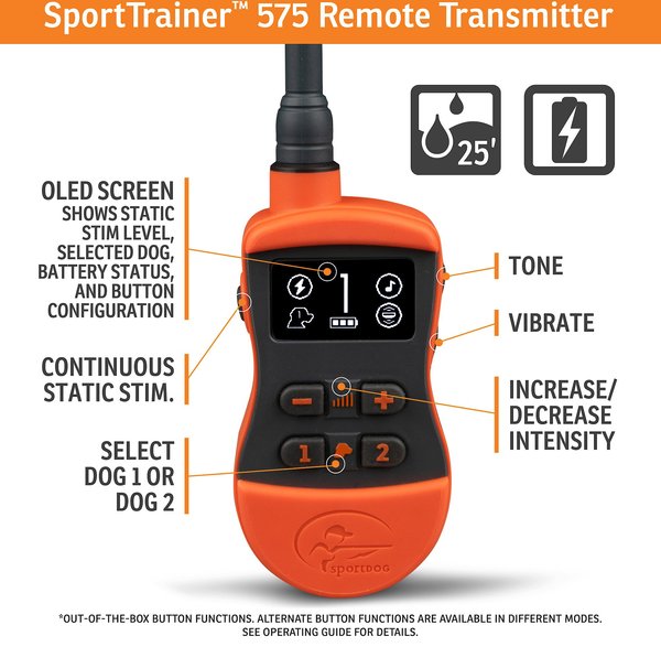 Show full view: SportDOG SportTrainer 575E Remote Training Dog Collar slide 2 of 7