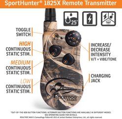 SportDOG WetlandHunter 1825X Remote Training Dog Collar, Realtree Max-5 Camo-Finish slide 2 of 6