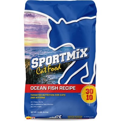 SPORTMiX SPORTMiX Ocean Fish Recipe Dry Cat Food, 12-lb bag