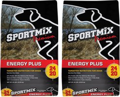 SPORTMiX Premium Energy Plus Adult Dry Dog Food, 100-lb bundle