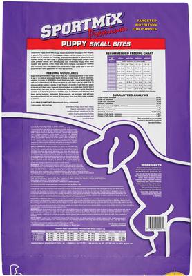 Show full view: SPORTMiX Premium Small Bites Puppy Dry Dog Food, 33-lb bundle slide 3 of 10