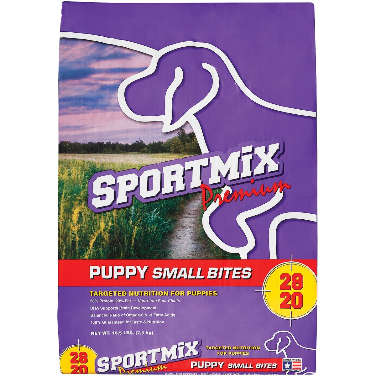 SPORTMiX Premium Small Bites Puppy Dry Dog Food, 33-lb bundle