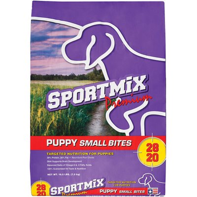 SPORTMiX SPORTMiX Premium Small Bites Puppy Dry Dog Food, 33-lb bundle