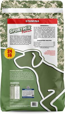 Show full view: SPORTMiX Premium Stamina 24/18 Adult Dry Dog Food, 50-lb bag slide 3 of 4