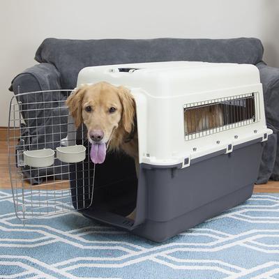 Show full view: SportPet Designs Airline Compliant Dog Kennel, Grey, XX-Large: 39-in slide 3 of 12