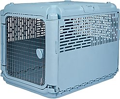 SportPet Designs Collapsible Dog Kennel, Blue, Medium: 30-in