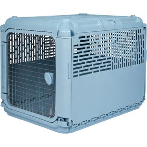 SportPet Designs Collapsible Dog Kennel, Blue, Medium: 30-in