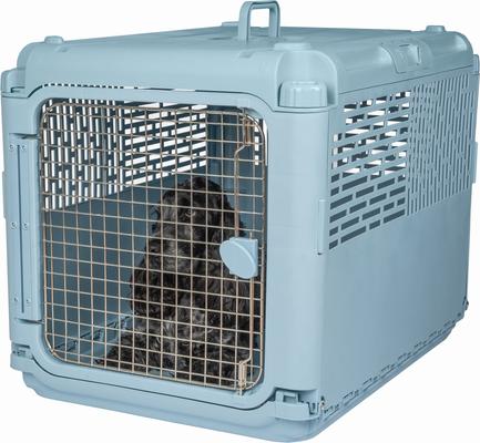 Show full view: SportPet Designs Collapsible Dog Kennel, Blue, Medium: 30-in slide 4 of 10