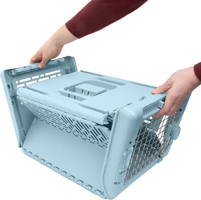 Show full view: SportPet Designs Collapsible Dog Kennel, Blue, X-Small: 19-in slide 3 of 10