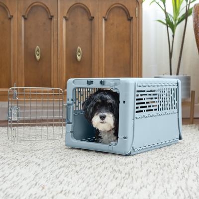Show full view: SportPet Designs Collapsible Dog Kennel, Blue, X-Small: 19-in slide 7 of 10