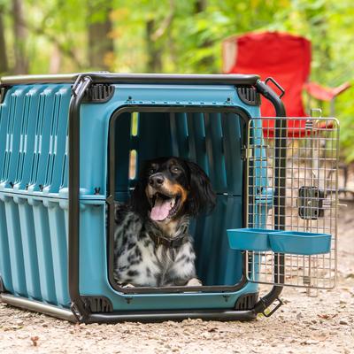 Show full view: Mammoth Guardian Dog Kennel Roll Cage & Tethers, Grey, 37-in slide 8 of 8