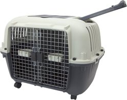 SportPet Designs Multifunctional Airline Compliant Double Door Dog Carrier, Grey, 34-in slide 2 of 9