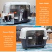 Show in main carousel: SportPet Designs Multifunctional Airline Approved Dog Carrier, Grey, 34-in slide 4 of 9