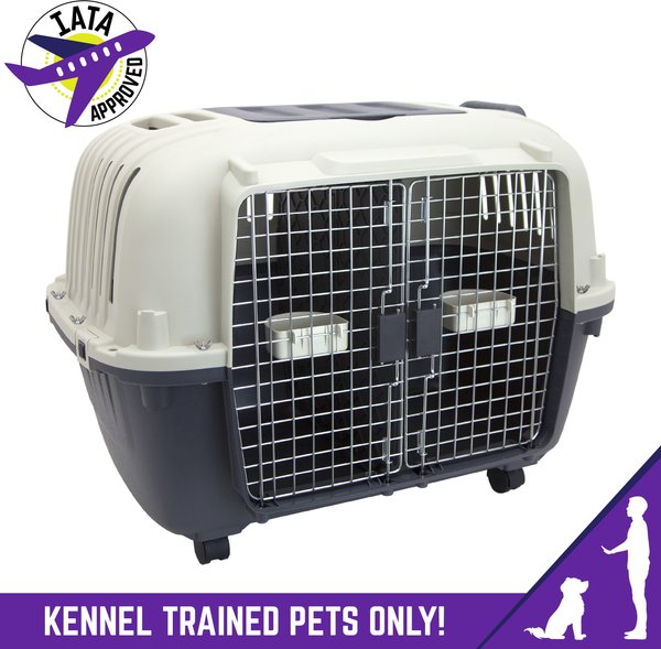 Show full view: SportPet Designs Multifunctional Airline Approved Dog Carrier, Grey, 34-in slide 5 of 9