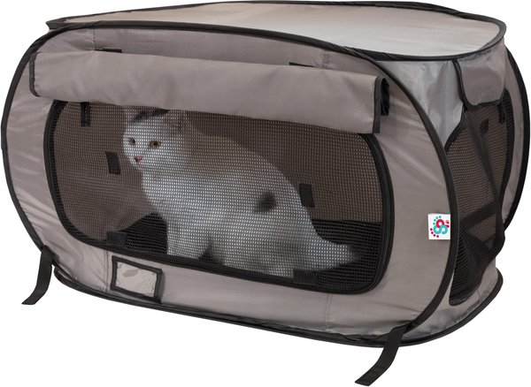SportPet Designs Pop Open Soft-Sided Collapsible Cat Kennel