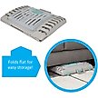Show in main carousel: SportPet Designs Travel Master Collapsible Carrier with Cat & Dog Plush Bed, Grey & Blue, X-Large slide 7 of 11
