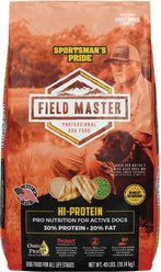 Sportsman's Pride Field Master 30/20 High-Protein Dry Dog Food, 40-lb bag