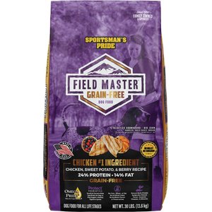 Sportsman's Pride Field Master Grain-Free Chicken, Sweet Potato, & Berry Recipe Dry Dog Food, 30-lb bag