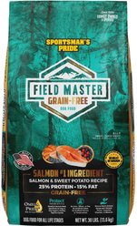Sportsman's Pride Field Master Grain-Free Salmon & Sweet Potato Recipe Dry Dog Food, 30-lb bag