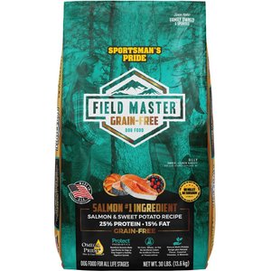 Sportsman's Pride Field Master Grain-Free Salmon & Sweet Potato Recipe Dry Dog Food, 30-lb bag