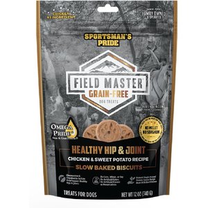 Sportsman's Pride Field Master Healthy Hip & Joint Chicken & Sweet Potato Recipe Grain-Free Dog Treats, 12-oz bag