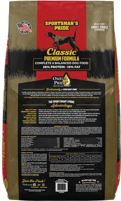 Show full view: Sportsman's Pride Premium 26/18 Formula Adult Dog Food, 40-lb bag slide 3 of 12